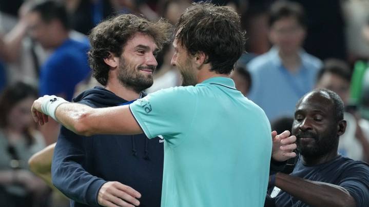Family affair: 204th-ranked Vacherot stuns Djokovic and will face cousin in Shanghai final
