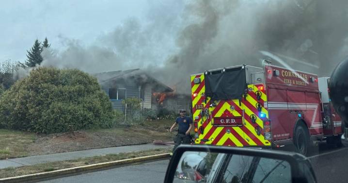 Quick response by Corvallis firefighters prevents fire spread