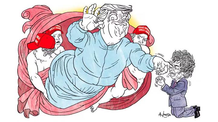 Trump acompaña, pero mete el dedo en la llaga
