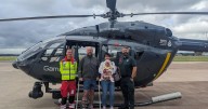 Biker nearly killed in horror crash after breaks failed meets 999 crews who saved his life