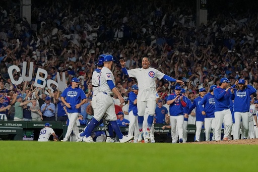 Cubs beat Padres 3-1 to clinch Wild Card Series, advance to NL Division Series against the Brewers