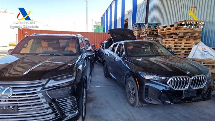 Interceptados 117 vehículos robados en Norteamérica en el puerto de Algeciras en los últimos seis meses