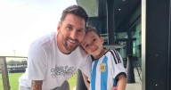 Cumplió su sueño de conocer a Messi