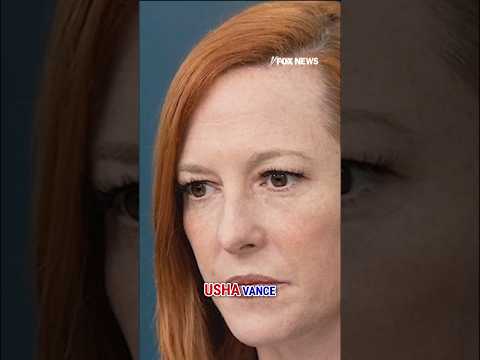 Jen Psaki under fire for 'DISTURBING' JD Vance comments #shorts #JDVance #USnews #us #foxnews