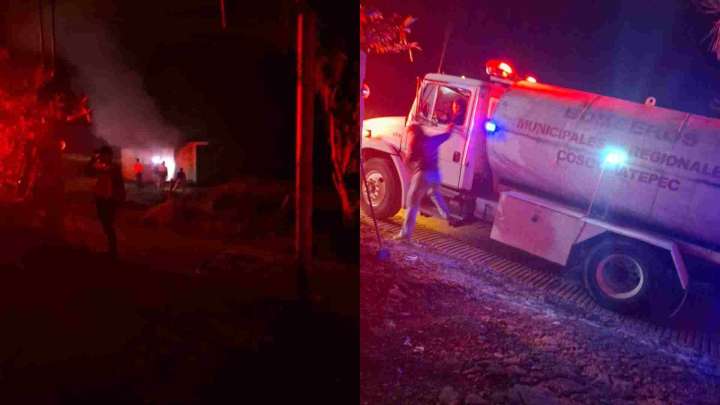 Adulto Mayor Pierde sus Pertenencias al Incendiarse su Vivienda; Ocurrió en Coscomatepec