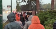 Woman critically injured by windblown debris after evacuating from RedWest