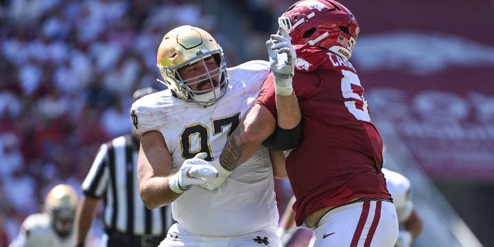 No timeline announced for Notre Dame DT Gabriel Rubio’s return from injury