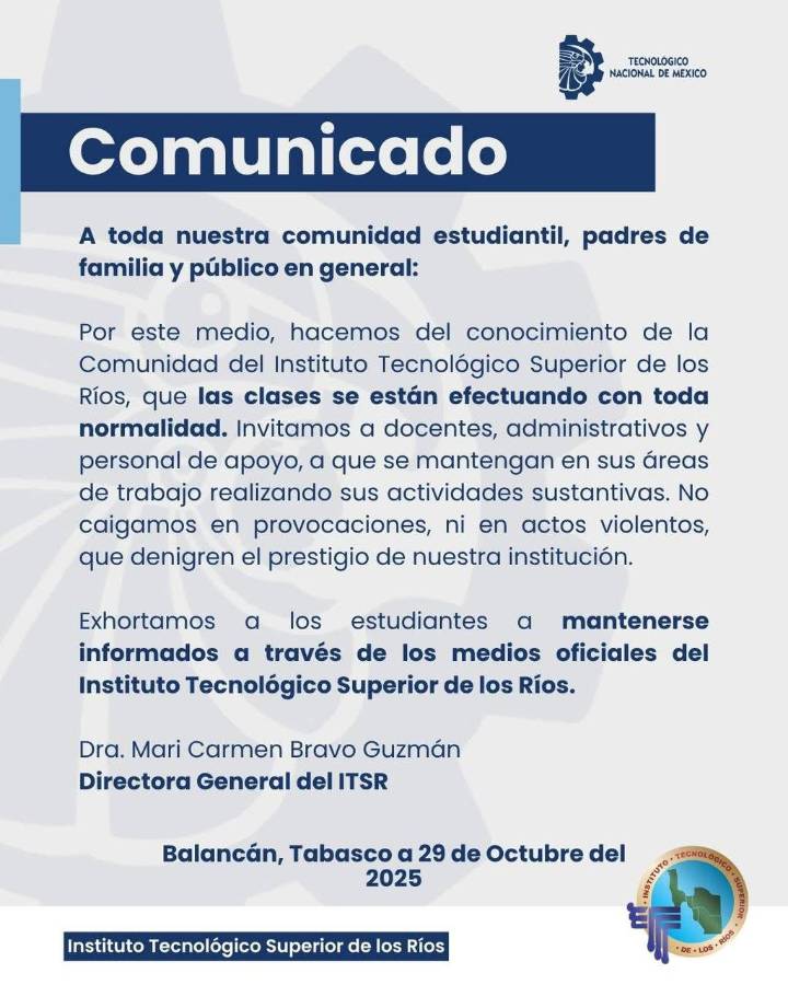 Toman el Tecnológico de los Ríos; acusan corrupción y dividen opiniones
