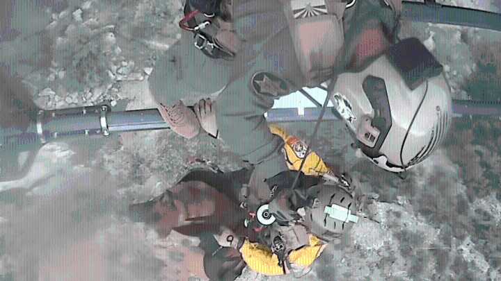 Dog rescued by helicopter after falling into canyon in Arizona