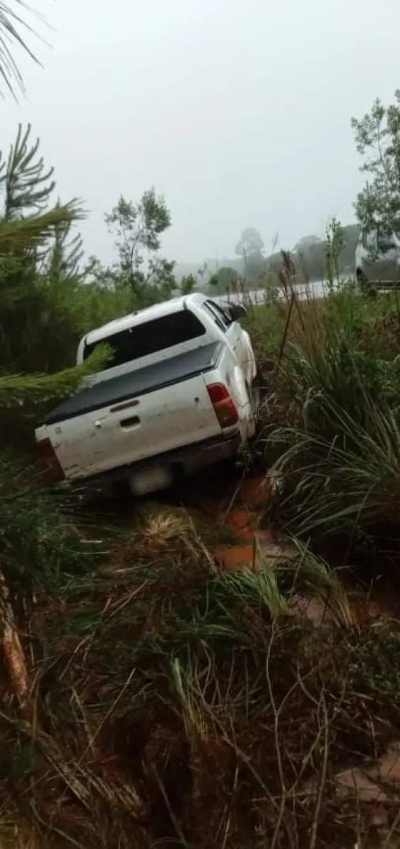 Despiste en San Vicente dejó solo daños materiales