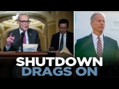 Government Shutdown Nears Week Four As Trump Travels To Asia 