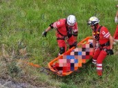 Mujer termina con trauma craneal tras accidente en la carretera Francisco Zarco