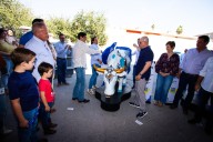 Colores, historia y comunidad, así arranca el CowParade en La Laguna