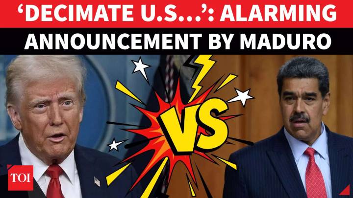 ‘CIA, Trump Plotting War’: Maduro Drops Bombshell Claim As US Warships Docks In Trinidad & Tobago