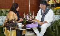 ‘Discussed Bengaluru’s growth’: DK Shivakumar as Kiran Shaw meets him on Diwali amid city infrastructure face