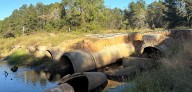 New bridge proposed for G.W.  Oliver Road, replacing 7 large pipes at Little Lotts Creek