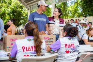 Estefanía Mercado lleva bienestar alimentario a 600 familias de Villas del Sol con el programa “Playa Llena, Corazón Contento”