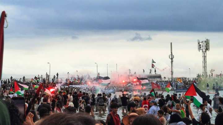 Israel intercepta barcos de la flotilla humanitaria Global Sumud frente a Gaza