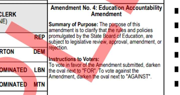 League of Women Voters says citizens already rejected legislative authority over education rules