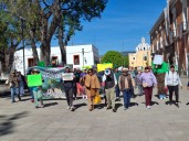 Ciudadanos y activistas se manifiestan contra ecocidio en el Parque de la Juventud