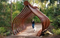 One-of-a-kind Salmon Bone Bridge reopens over recovering Seattle creek