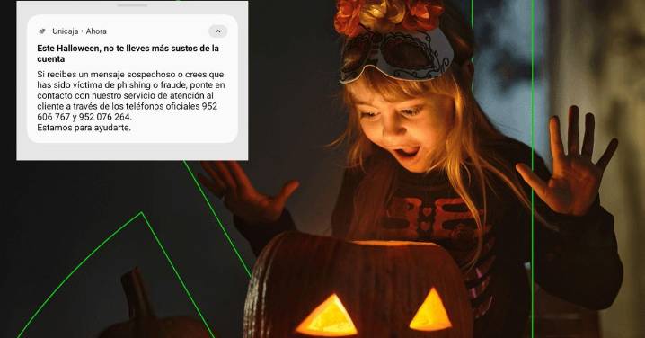 Unicaja alerta del susto de Halloween: "Los monstruos más aterradores son los ciberdelincuentes"
