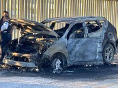 Camioneta se incendia al cruzar de El Paso a Ciudad Juárez