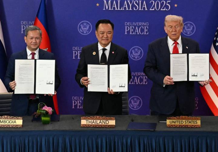 Trump se anota la paz entre Tailandia y Camboya