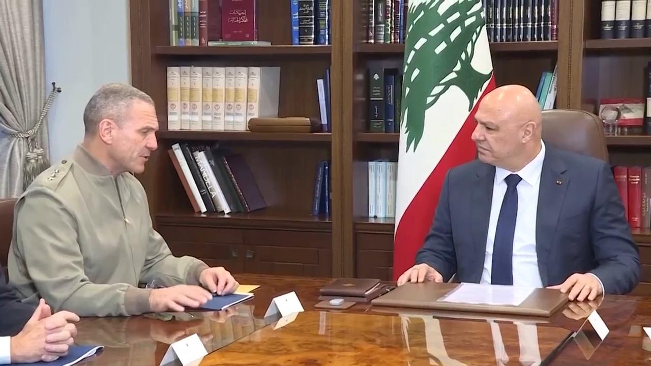 Lebanese officials meet US general leading monitoring of Israel