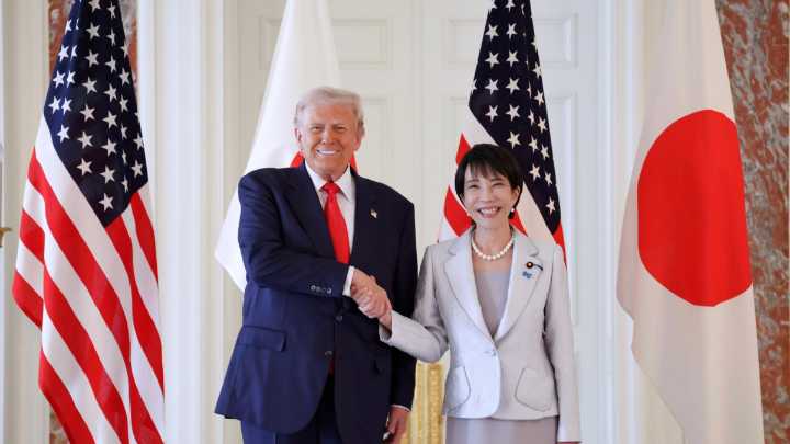 La primera ministra japonesa, Sanae Takaichi, nomina al presidente Donald Trump al Premio Nobel de la Paz 2026