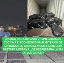 «Golpe al Narcotráfico: Incautan 2 Toneladas de Cocaína en un Buque con Destino a España»