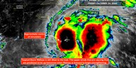 Relentless impacts in Jamaica, Haiti, and the Dominican Republic forecast from Melissa