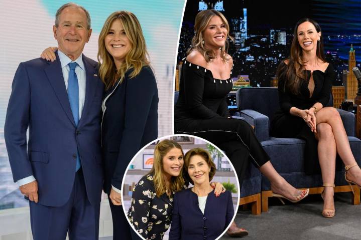 President Bush's warning to daughters during Laura's menopause