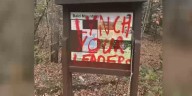 Police search for message board vandal in Mondon
