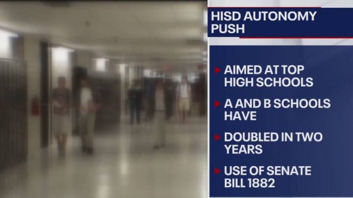Houston ISD considers granting more autonomy to top