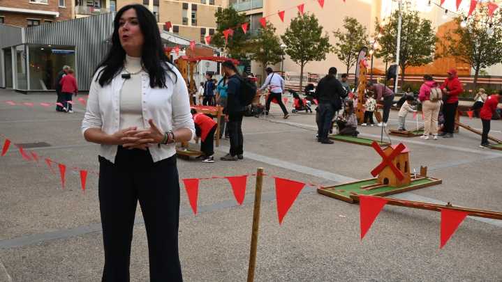 Lorena Orduna inaugura el Spin Festival: "Que todo el mundo se divierta y disfrute de la cultura de Huesca"