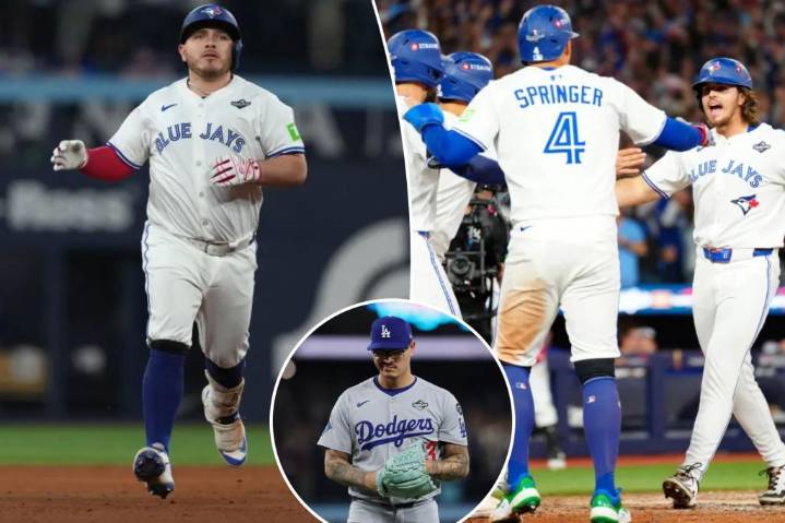 Blue Jays crush Dodgers for World Series Game 1 win