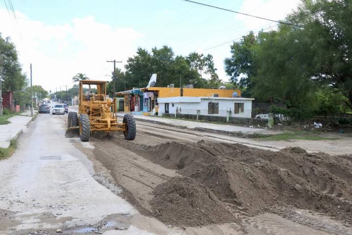 Mejoran vialidades en la colonia Bella Vista Norte