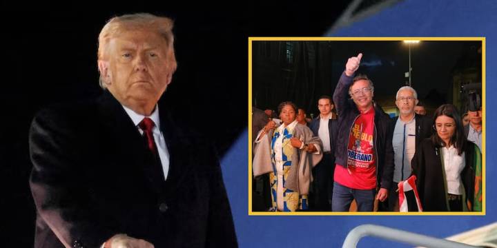 Antes de emprender su gira por Asia, Donald Trump volvió a acusar a Petro: “El presidente de Colombia es un traficante de drogas”