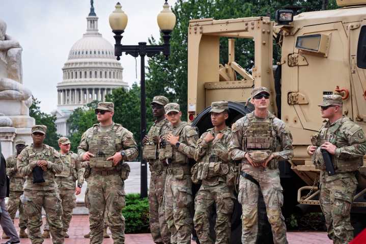 DC police detained man for protesting National Guard patrol with Darth Vader song, lawsuit says