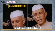 Is This an Old Clip of Nehru Warning Public Against Communal Politics? No!