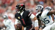 Kyler Murray goes to locker room with Cardinals up 21