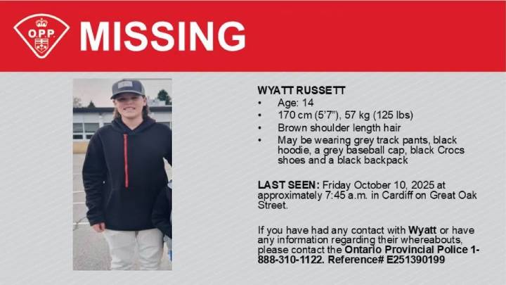 Missing from Bancroft area