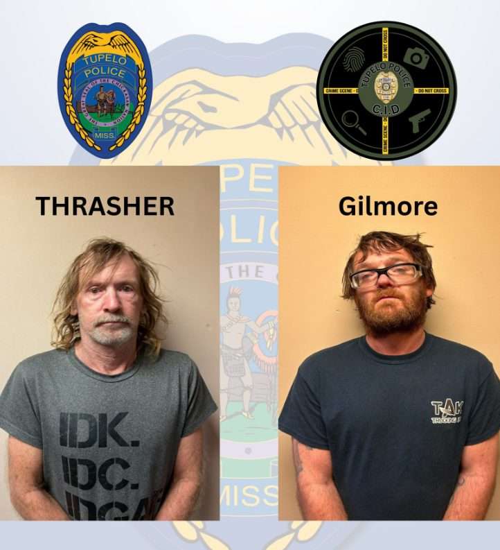 Two Charged in Fiber Optic Cable Theft on Graystone Drive in Tupelo