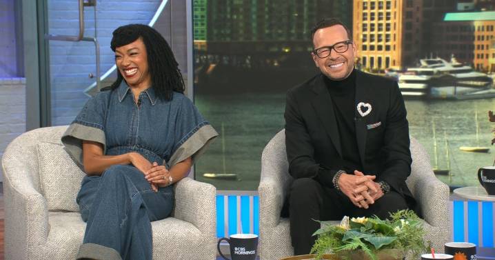 Donnie Wahlberg says he and Sonequa Martin-Green "lean on each other" in "Boston Blue"