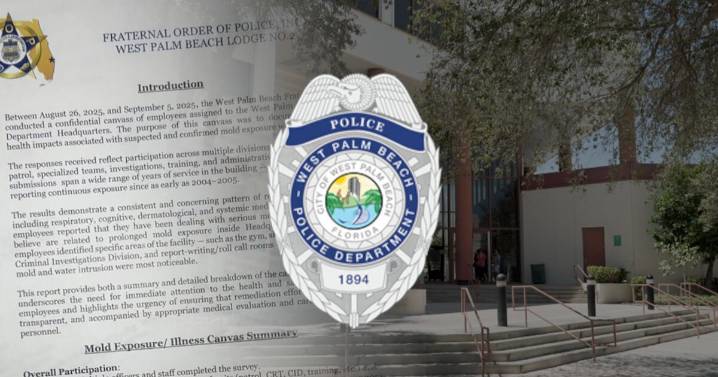 West Palm Beach to cover medical costs for police officers sickened by mold
