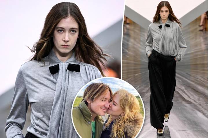 Nicole Kidman and Keith Urban’s daughter Sunday Rose walks Dior runway after parents’ divorce is announced