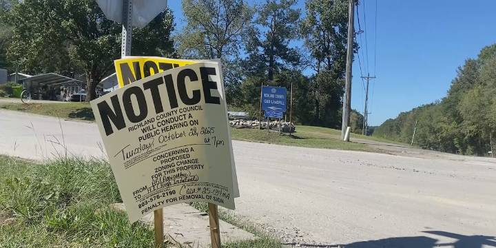 Richland Co. residents oppose rezoning request near county landfill