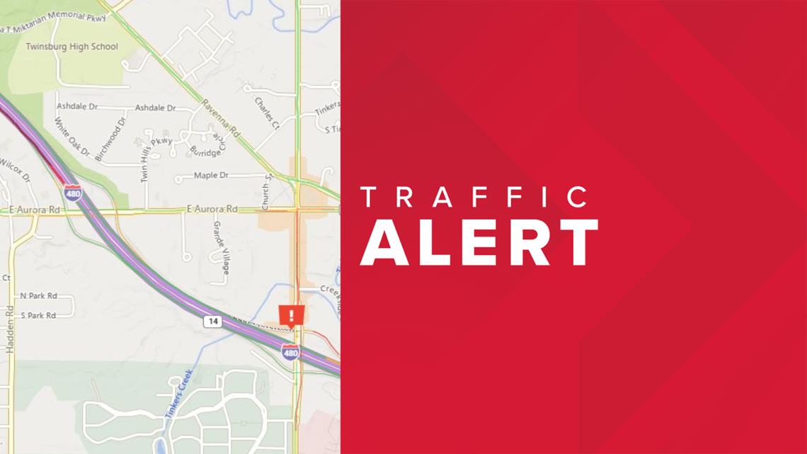 I-480 reopens in Twinsburg after fallen power lines closed highway in both directions