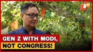 Gen Z Stands with Modi, Not Congress: Kiren Rijiju’s Sharp Jibe at Rahul Gandhi